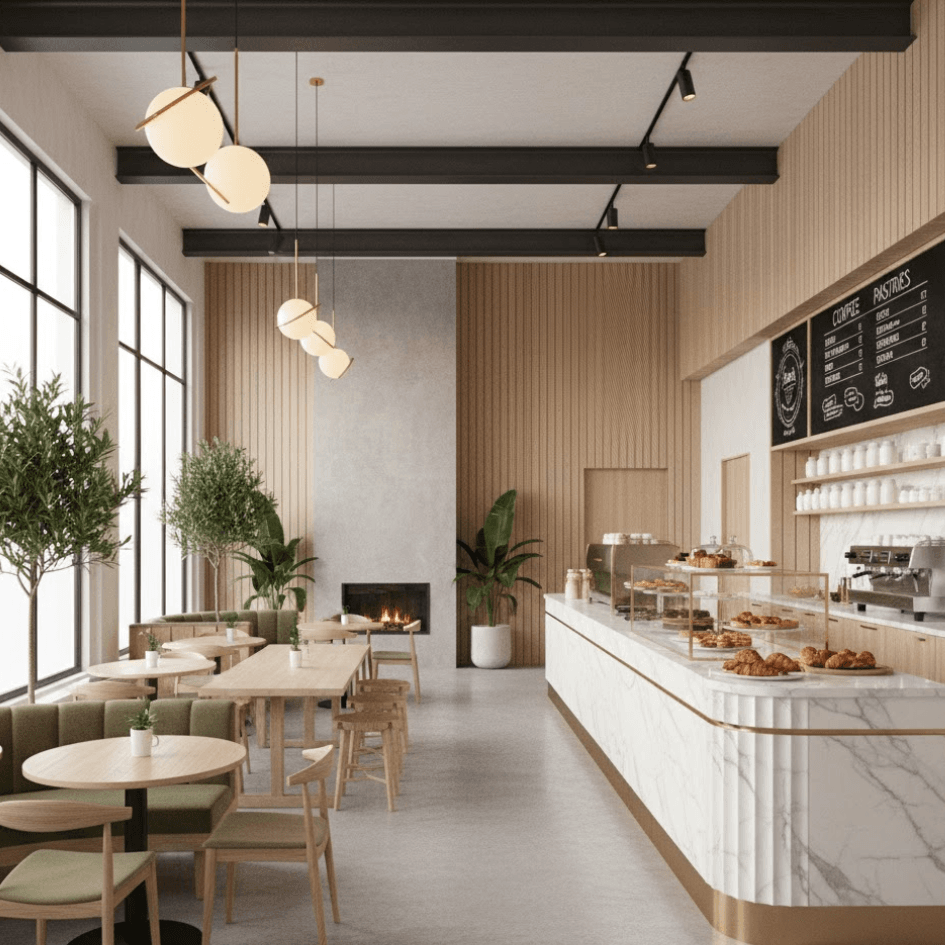 cafe remodeling chicago Cafe remodeling and construction company project in Chicago