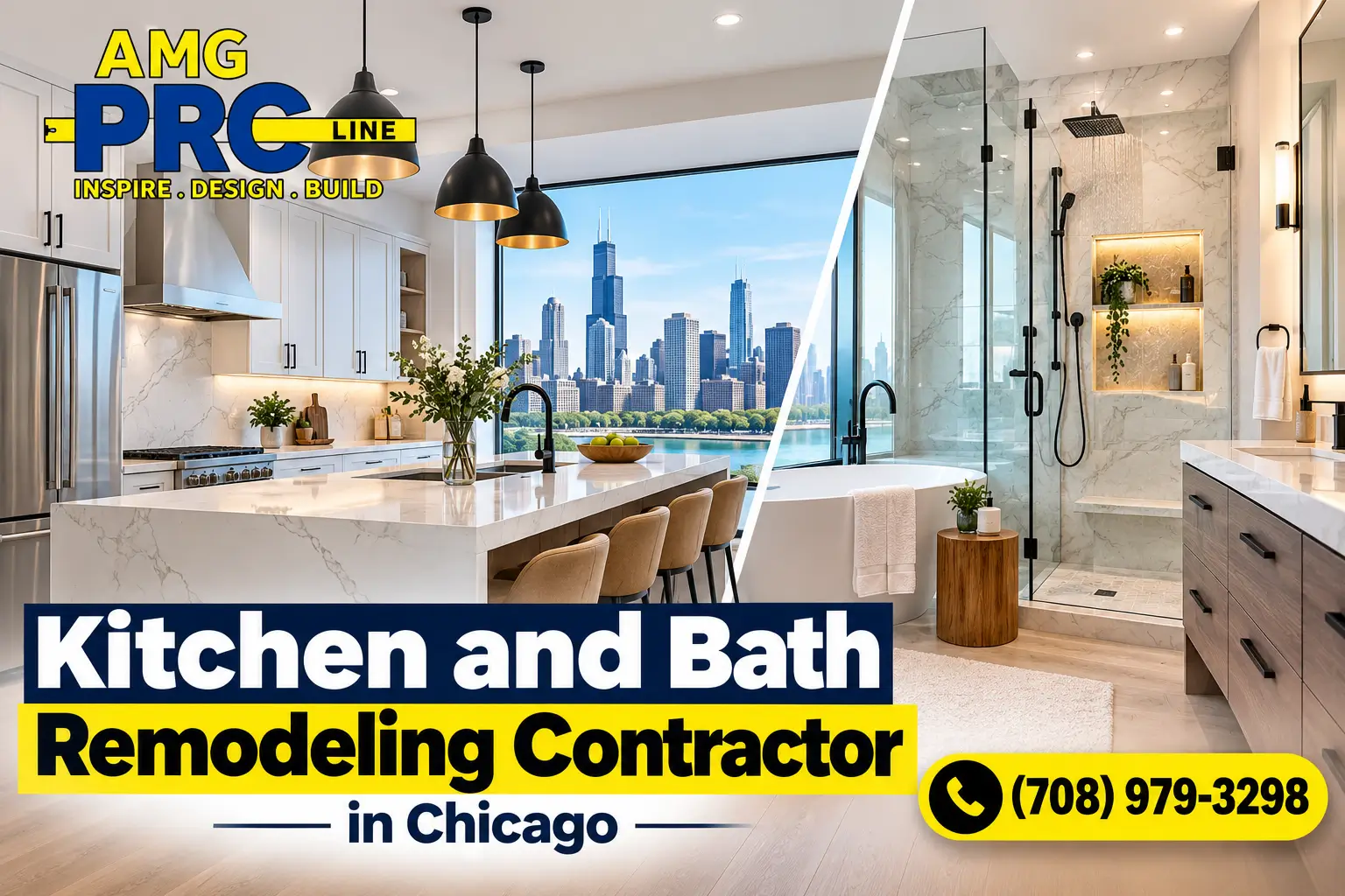 Kitchen and Bath Remodeling Contractor in Chicago – AMG Pro Line