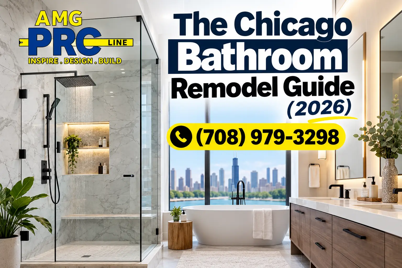 The Chicago Bathroom Remodel Guide 2026 by AMG Pro Line